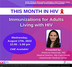 This Month in HIV: Immunizations for Adults Living with HIV